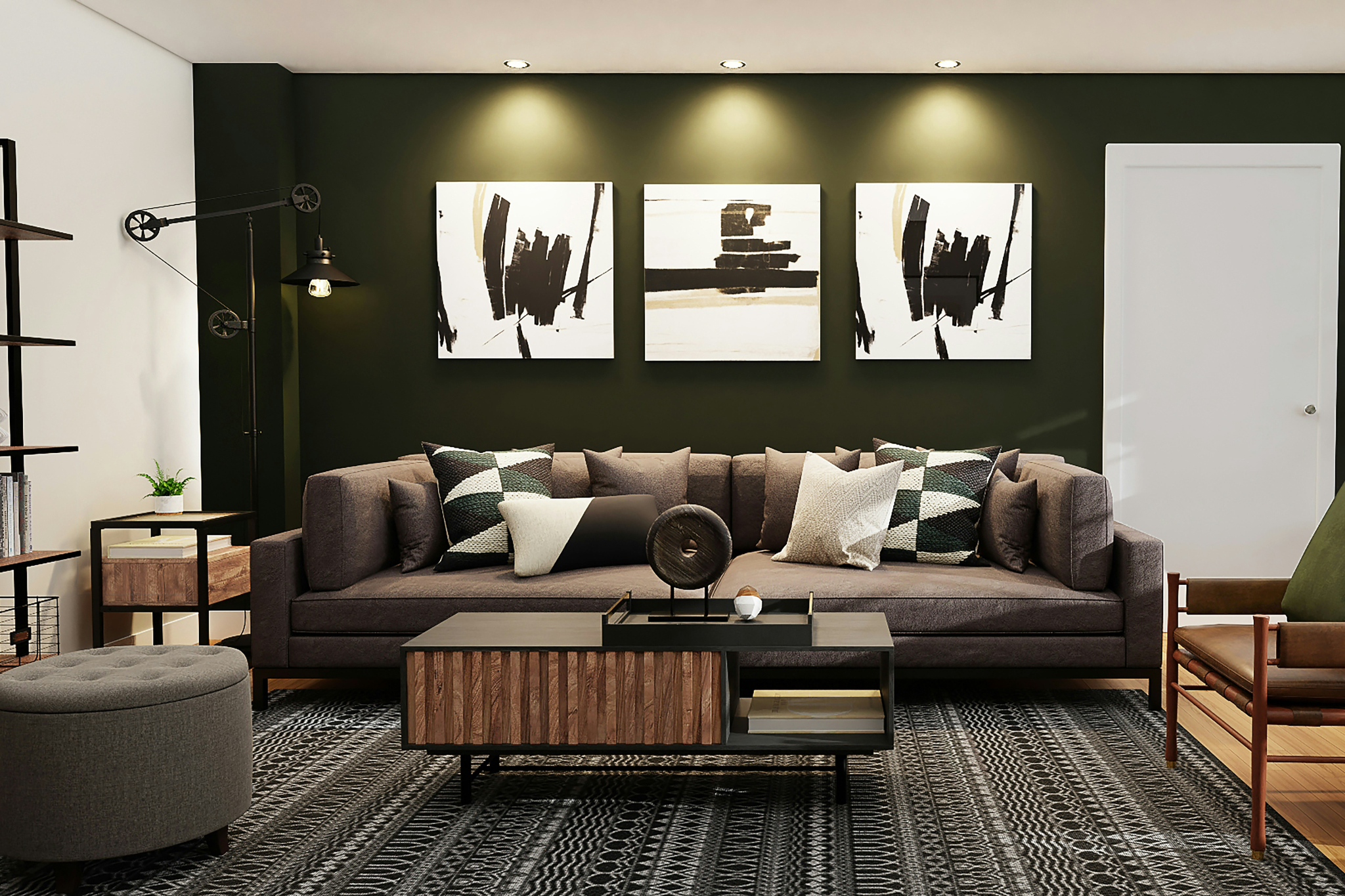 Wandgestaltung mit Beleuchtung